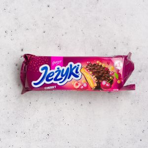 Goplana Jeżyki Cherry – Chocolate Covered Cookies with Cherry Filling