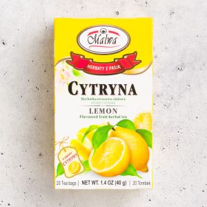 Malwa Cytryna – Lemon Fruit & Herbal Tea (20 Tea Bags)