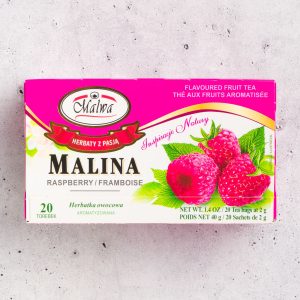 Malwa Malina – Raspberry Flavored Fruit Tea (20 Tea Bags)