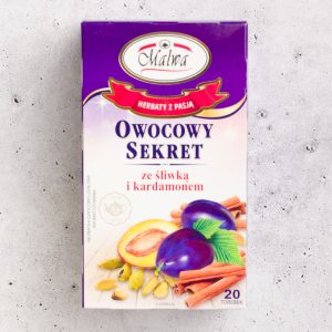 Malwa Owocowy Sekret – Plum & Cardamom Fruit Tea (20 Tea Bags)