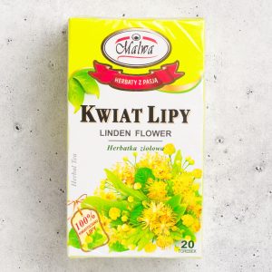 Malwa Kwiat Lipy – Linden Flower Herbal Tea (20 Tea Bags)